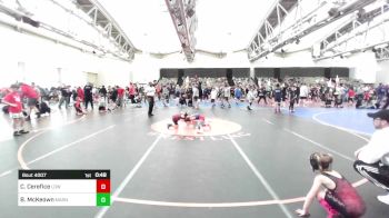 52-B lbs Quarterfinal - Cooper Cerefice, Lions Den Wrestling Club vs Beau McKeown, Mat Assassins