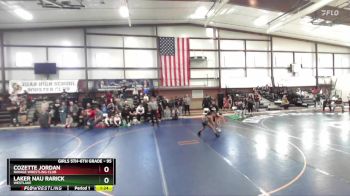 95 lbs Quarterfinal - Laker Nau Rarick, Westlake vs Cozette Jordan, Ravage Wrestling Club