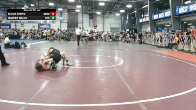 113 lbs Rr Rnd 2 - Jacob Benyo, Mat Assassins Black vs Manley Nalls, 5forty Brawlers