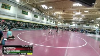 50 lbs 7th Place Match - Blake Polivka, Watford City Wolves vs Jameson Hitchcock, Top Notch