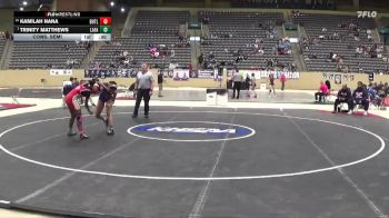 138 lbs Cons. Semi - Trinity Matthews, Lafayette vs Kamilah Nana, Butler