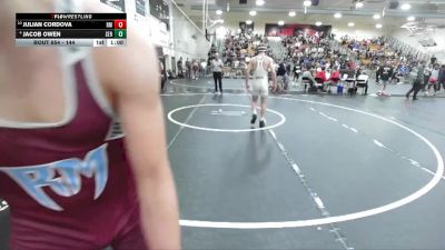 144 lbs Cons. Semi - Julian Cordova, Rancho Mirage vs Jacob Owen, Servite