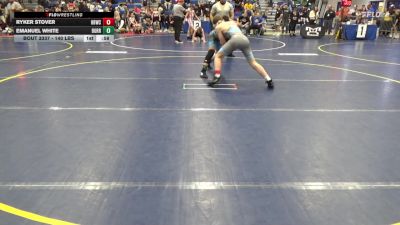 140 lbs Consy 7 - Ryker Stover, Hbwc vs Emanuel White, Burrell