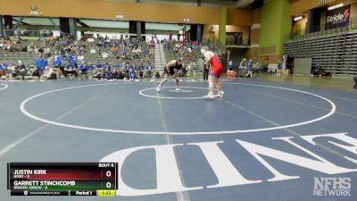 215 lbs Semifinals (8 Team) - Garrett Stinchcomb, BROKEN ARROW vs Justin Kirk, BIXBY