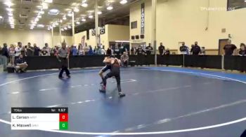 70 lbs Prelims - Lucas Carson, West Allegheny vs Kai Maxwell, Greater Latrobe