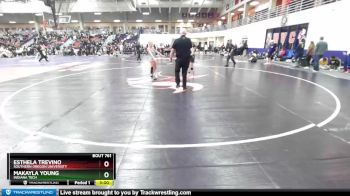 101 lbs Cons. Round 5 - Makayla Young, Indiana Tech vs Esthela Trevino, Southern Oregon University