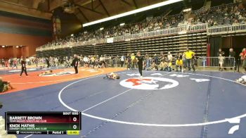 67 lbs Cons. Round 1 - Barrett Brown, Team Braves Wrestling Club vs Knox Mathis, Cowboy Kids Wrestling Club