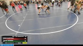 160 lbs Cons. Round 5 - Noah Quintana, IL vs Drake Bowers, TN