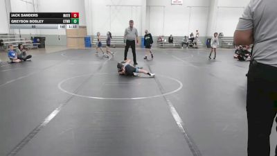 60 lbs Round 5 (8 Team) - Greyson Bosley, CTWHALE Blue vs Jack Sanders, Mat Assassins Black