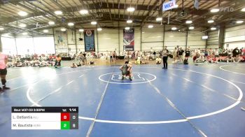 120 lbs Rr Rnd 3 - Luke DeSantis, All-American Wrestling Club vs Mikey Bautista, Iron Horse Wrestling Club