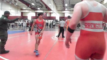 285 lbs Semifinal - Jacob Brengolini, Smittyâ??s Wrestling Barn vs James Bechter, Northfield Mount Hermon