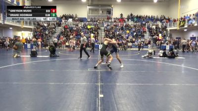 145 lbs Qtr-finals - Greyson Music, Bishop McDevitt vs Drake Hooiman, Slam Academy-NV