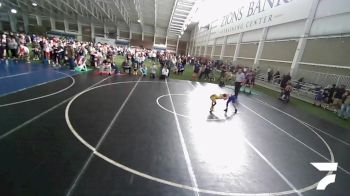 55 lbs Cons. Semi - Korbin Wilson, North Montana Wrestling Club vs Ledger Collins, Sanderson Wrestling Academy