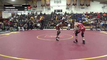 157 lbs Champ. Round 3 - Jake Hughes, Beaver Local vs Justin Wardlow, Lockport