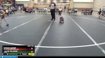 48-52 lbs Round 2 - Kyson Leaver, Blackman Wrestling Club vs Jacob Villazon, TCWC