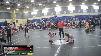 90 lbs Round 1 - Skyler Edwards, Gaston Grizzlies vs Jadan Pagan, Mighty Warriors