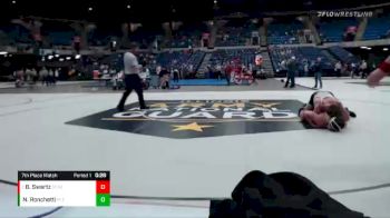170 lbs 7th Place Match - Brandon Swartz, St. Charles East vs Nicholas Ronchetti, Joliet Catholic