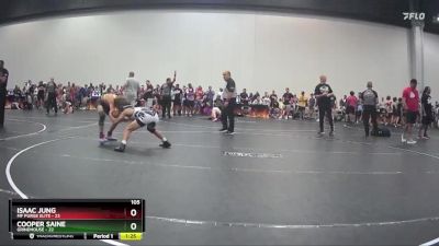 105 lbs Round 1 (10 Team) - Isaac Jung, MF Purge Elite vs Cooper Saine, Grindhouse