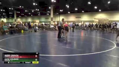 125 lbs Round 4 (6 Team) - Katie Dolence, Montana vs Avery Crouch, Charlie`s Angels-IL Blk