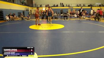 175 lbs Cons. Round 2 - Gunner Owens, Wichita Training Center vs Cayson Hart, Kansas City Training Center