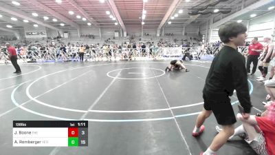 138 lbs Rr Rnd 3 - Justin Boone, The Asylum Red vs Ashton Romberger, Yeti: Special Forces