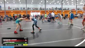 55 lbs Round 2 (4 Team) - Nathanael Kanagy, Team Bear vs Landon Walker, JET