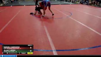 145 lbs Round 1: 4:30pm Fri. - Samuel Carpenter, East Anchorage High School vs Elijah Larsen, Colony High School