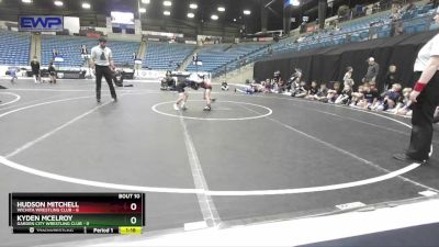 52 lbs Round 3 (10 Team) - Hudson Mitchell, Wichita Wrestling Club vs Kyden Mcelroy, Garden City Wrestling Club