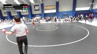 125 lbs Champ. Round 1 - Ian Fuentes, Hiram College vs Colin Mellott, Ohio Northern