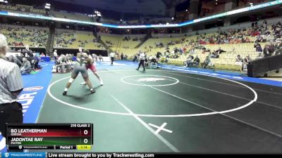 215 Class 2 lbs Quarterfinal - JaDontae Ray, Fulton vs Bo Leatherman, Odessa