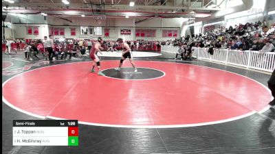 220 lbs Semifinal - Jayden Toppan, Gloucester vs Heath McGilvray, Plymouth South