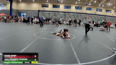 120 lbs Round 4 (8 Team) - Dion Mesanko-Coleman, Top Dawg Academy vs Ryder Owen, Richmond WC