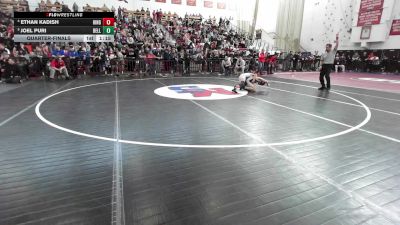 113 lbs Quarterfinal - Ethan Kadish, Hingham vs Joel Puri, Bellingham