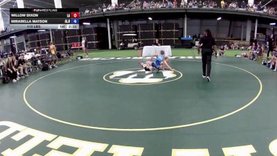 110 lbs Willow Dixon, Louisiana vs Mirabella Matson, Alabama Blue