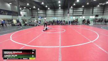 120 lbs Round 1 (4 Team) - Carson Miller, GREAT NECK WC vs Brendan Megathlin, GROUND UP USA