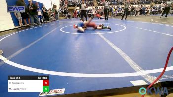 80 lbs Consi Of 4 - Dallin Swan, IRONMEN Wrestling Club vs Matthew Colbert, Tiger Trained Wrestling