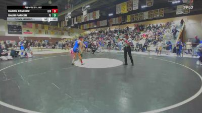 115 lbs Cons. Round 1 - Balin Parker, Poway Elite vs Kaden Ramirez, Elite Force WC