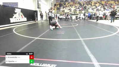 180 lbs Rr Rnd 2 - Jalyn Krawetzke, Tahlequah Wrestling Club vs Danica Sparks, Jay