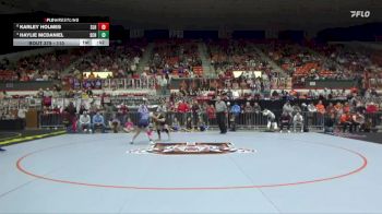 110 lbs 3rd Place Match - Haylie McDaniel, Scott Community HS vs Karley Holmes, Silver Lake Hs