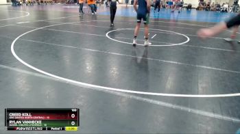 160 lbs Semis & 1st Wrestleback (8 Team) - Rylan VanHecke, Dassel-Cokato-Litchfield vs Creed Koll, UNC (United North Central)