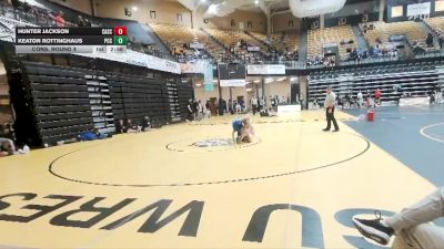 125 lbs Cons. Round 4 - Hunter Jackson, Carl Albert State vs Keaton Rottinghaus, Pratt CC