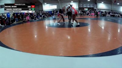 170 lbs Cons. Round 6 - Amara Crawford, Jay County vs Rachel Nugin, Flossmoor (Homewood-F.)