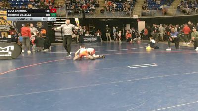 67 lbs Round Of 32 - Colt Carroll, Lower Moreland vs Dominic Villella, Glendale