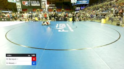 113 lbs Cons 16 #2 - Brennan Sprague, NY vs Samuel Moody, UT