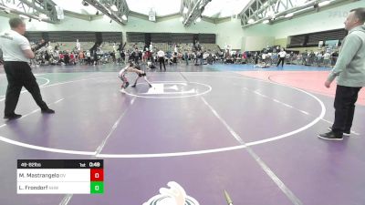 49-B2 lbs Semifinal - Michael Mastrangelo, Delaware Valley vs Lincoln Frondorf, North Hunterdon, NJ