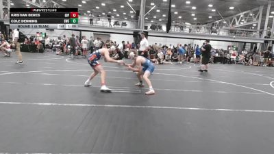 132 lbs Round 1 (6 Team) - Kristian Beres, Este Built Prime vs Cole Denning, Seagulls WC