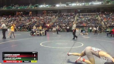 4A 145 lbs Cons. Round 1 - Andrew Harger, Northwest Guilford vs Charlie McLaurin, Charlotte Catholic