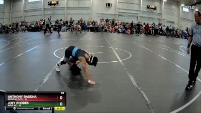 68 lbs Round 1 (8 Team) - Joey Rhodes, NOVA WC vs Anthony Ragona, Brawler Elite