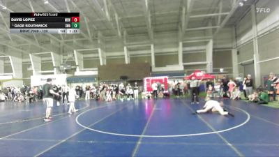 120 lbs Semifinal - Gage Southwick, Sanderson Wrestling Academy vs David Lopez, Montrose Elite Wrestling