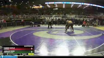 3A 285 lbs Quarterfinal - Caden Gayle, Harmony vs Adrian Sans, Southwest Miami